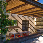 Toile en fibre de coco pour pergola