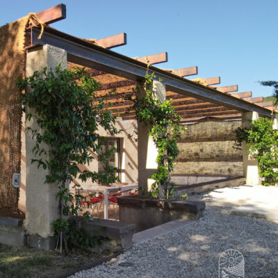 Tela de sombra densa para pergola