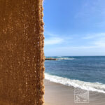 Brise vue et vent en coco pour plage