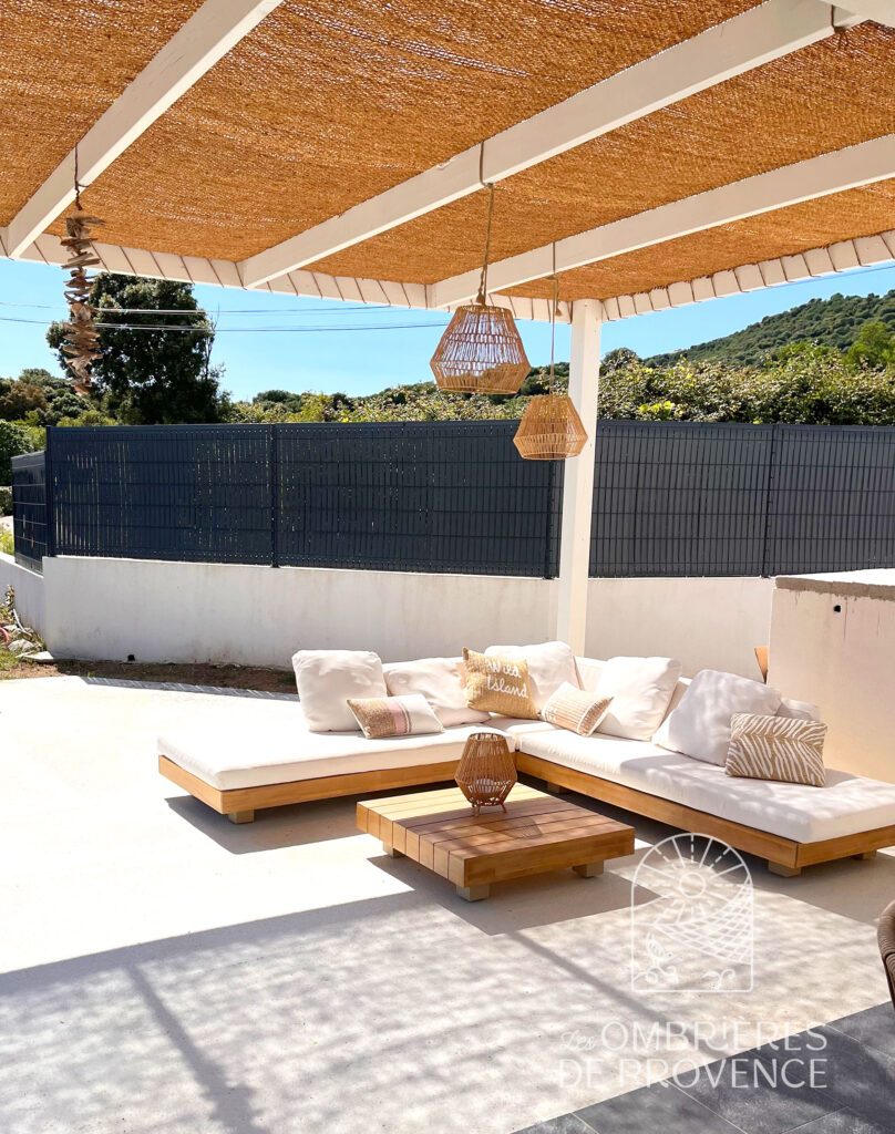 Toile d'ombrage ultra dense pour pergola