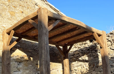 Pergola en chêne