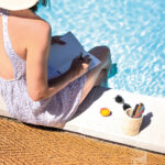 Chemin en coco pur plage piscine