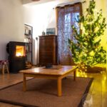 Tapis de sol en coco pour noel