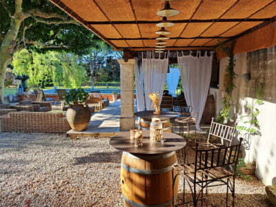 toile Coco pour pergola