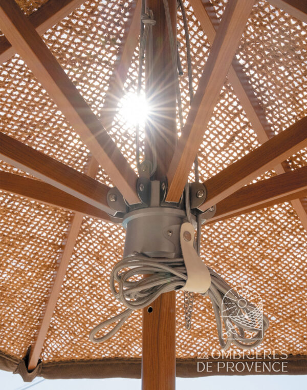 Parasol rond coco structure
