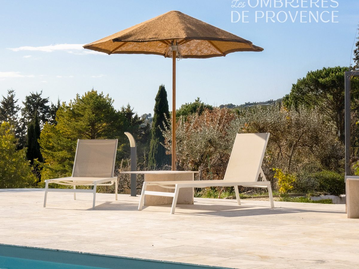 pied de parasol rond