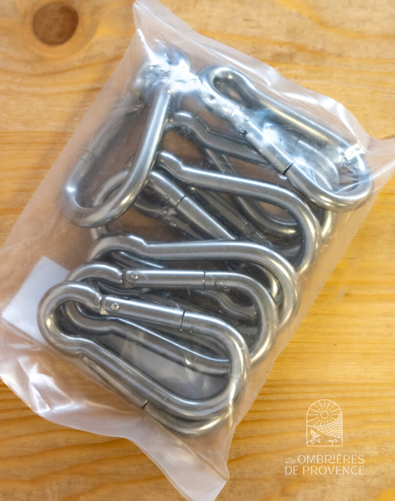 Conjunto de gancho de mosquetão