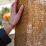 Store enrouleur en coco pour terrasse