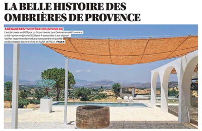 Publication Presse Les Echos - Ombrières de Provence