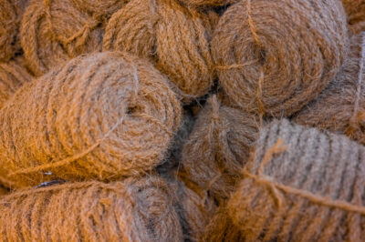 Bobines de fil coco, naturel et recyclable