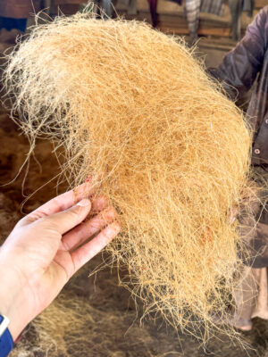 La fibra de coco: un material natural transformado en vela de sombra