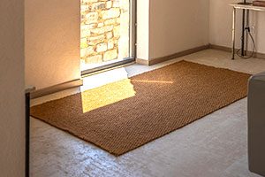 Non-slippery coco floor mat